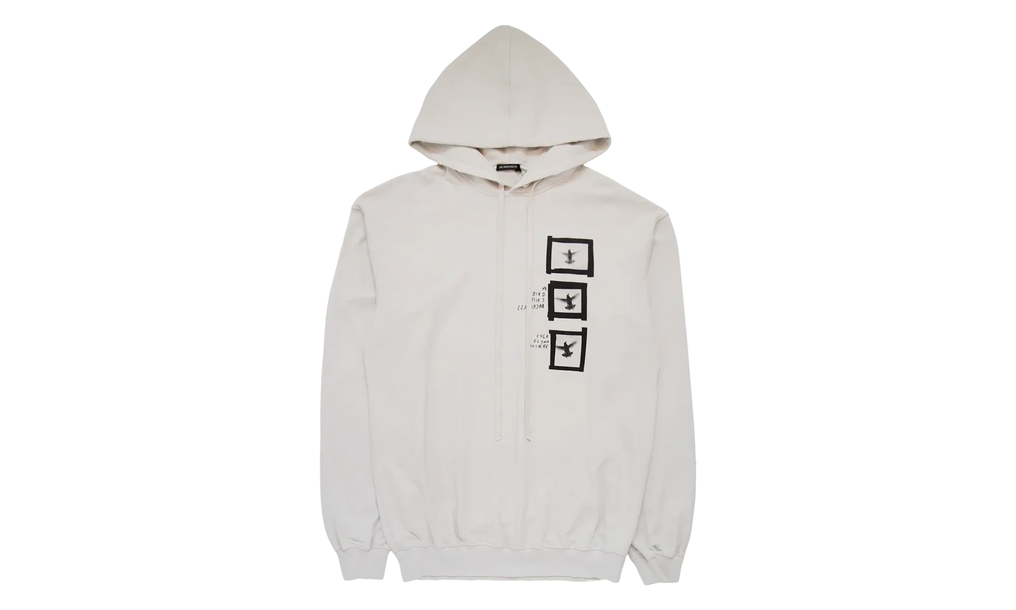 Ollie High Comfort Hoody With "Doves" Print "Ivory" B0013212FA639003