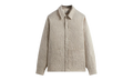 Slub Boucle Boxy Collared Overshirt "Canvas" KHM031816 210