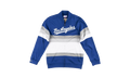MLB Front Stripe Full Zip Sweater "Los Angeles Dodgers - Royal" SWTRAJ18024 LADROYA