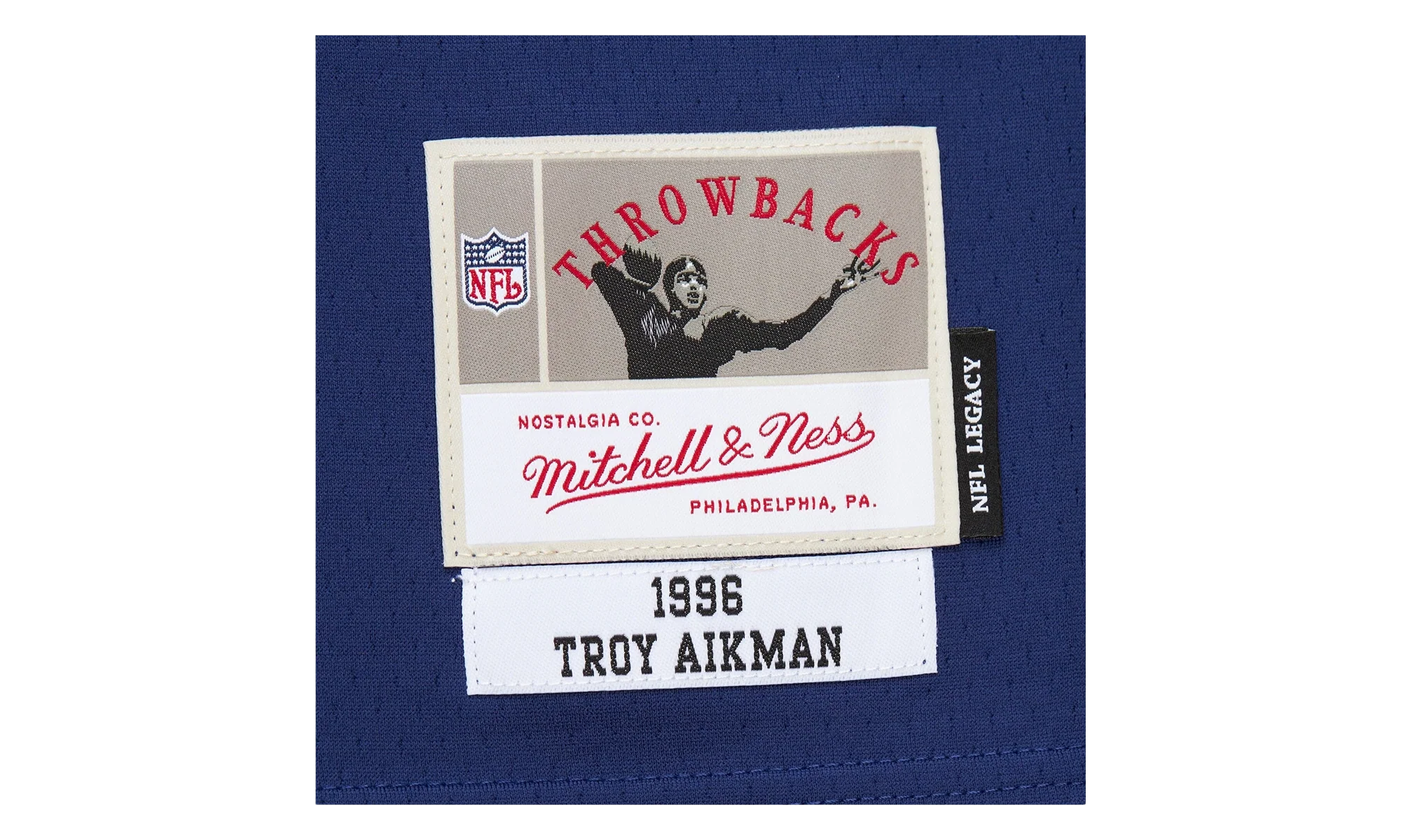 NFL Troy Aikman Dark Jersey "1996 Dallas Cowboys - Navy" LGJY4459 DCO96TAINAVY