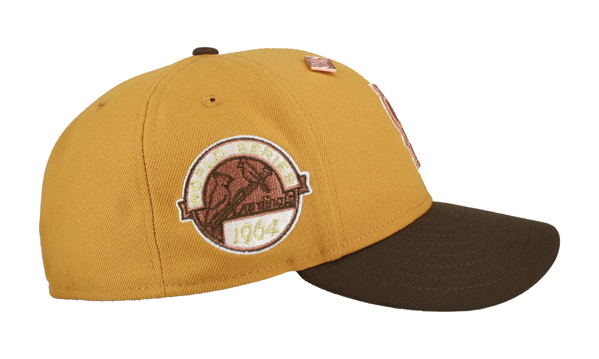 59FIFTY St Louis Cardinals 1964 World Series Fitted Hat "Tan / Brown" NE431