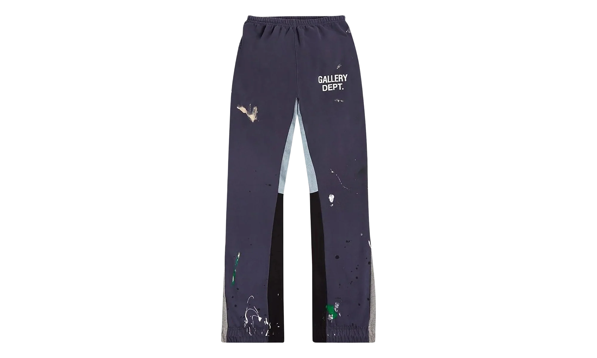 Painted Flare Sweatpants "Navy" GD030