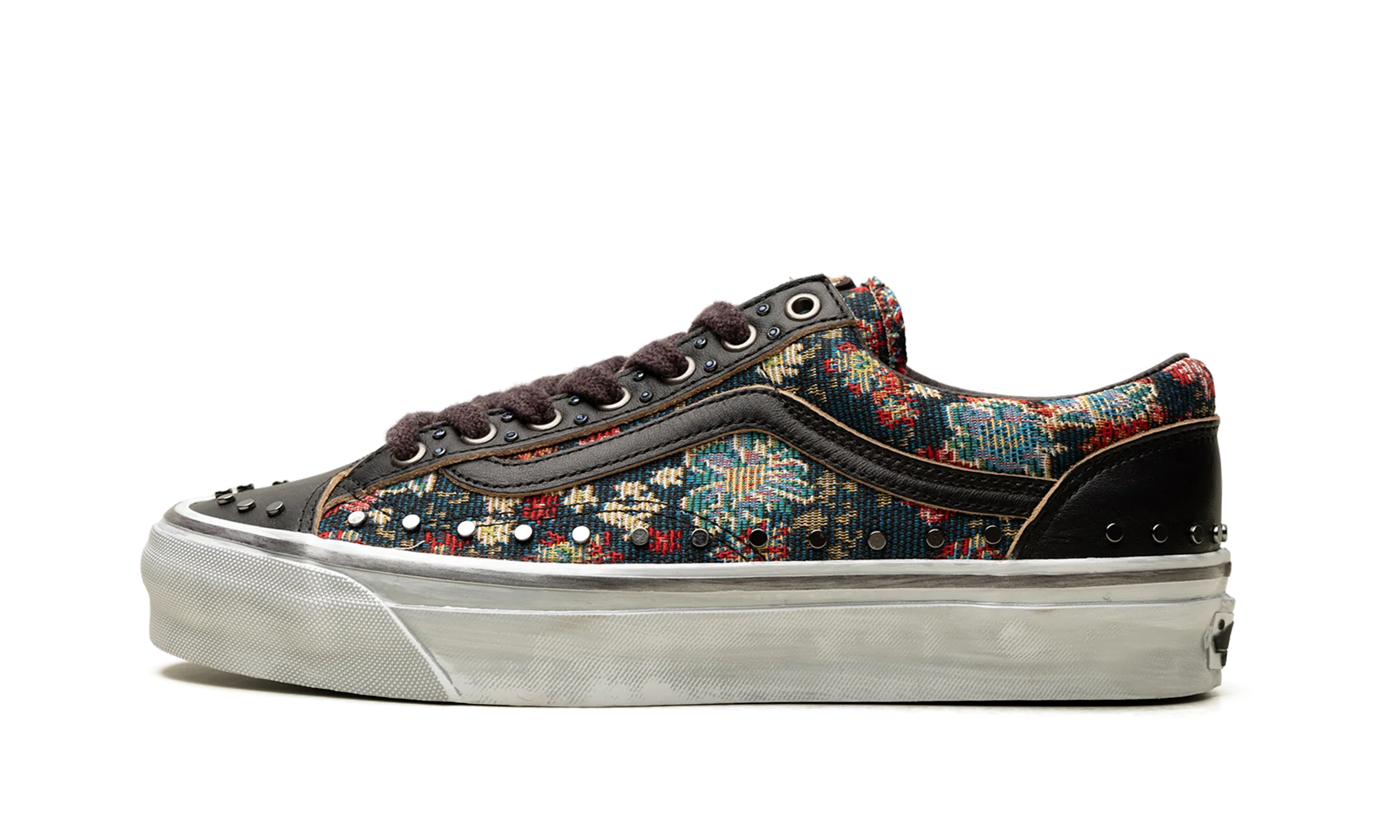 OTW Old Skool 36 Vibram "Floral Rivets Black" VN000D2GBLA