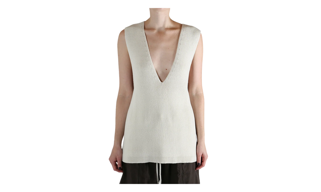 Maglia V Neck Top WMNS "Natural" RO02E4658 KWVH 21