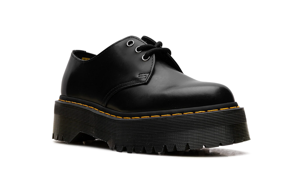 1461 Quad Polished Smooth Leather Derby "Black" 25567001