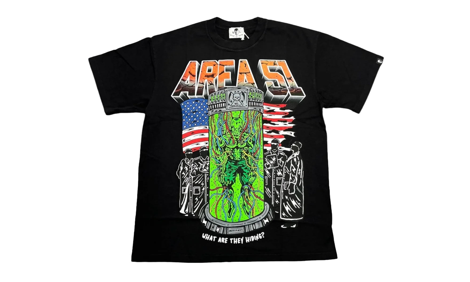Area 51 Logo Short Sleeve Tee "Black" WLA51SSTSB