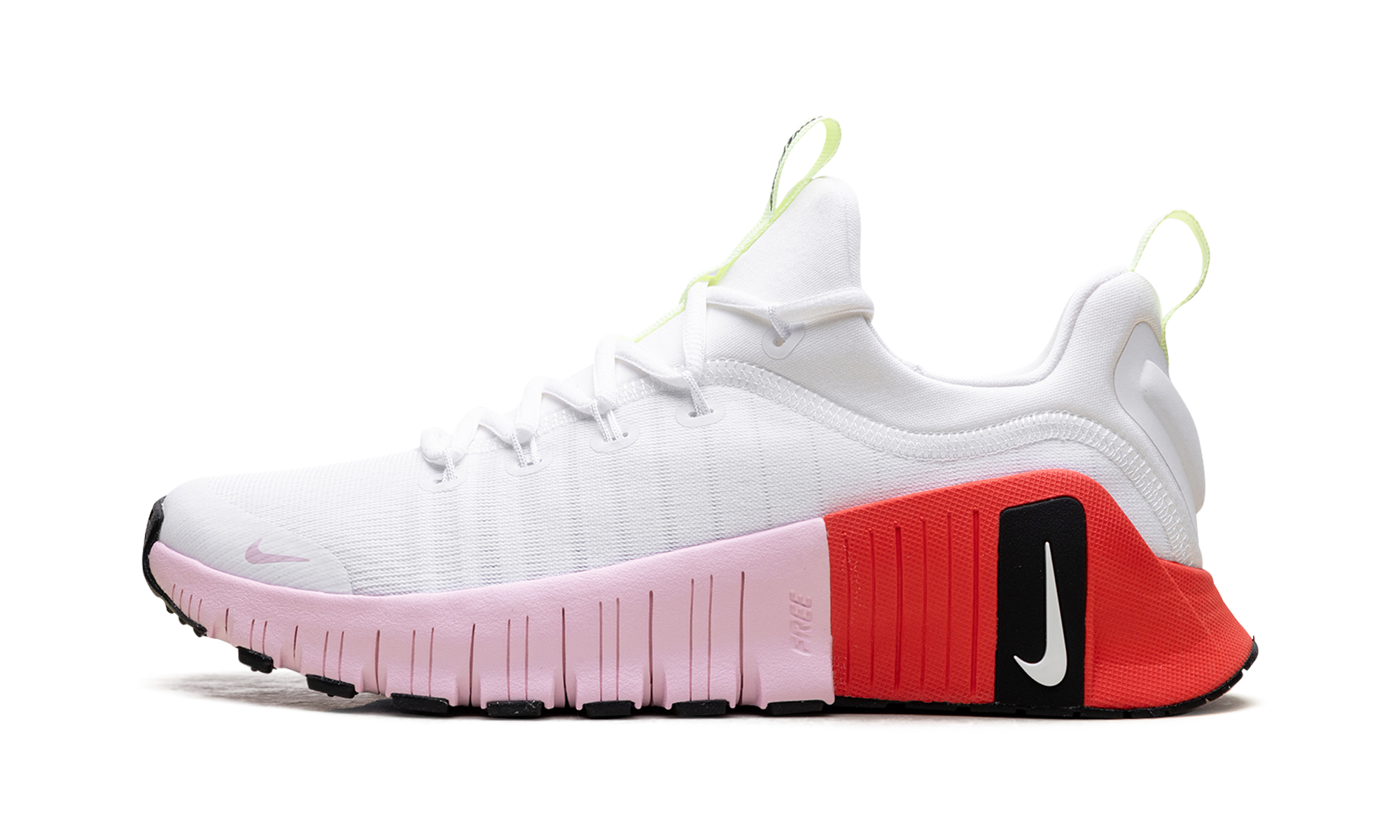 Free Metcon 6 WMNS"White Barely Volt Bright Crimson Pink Foam" IB4526 100
