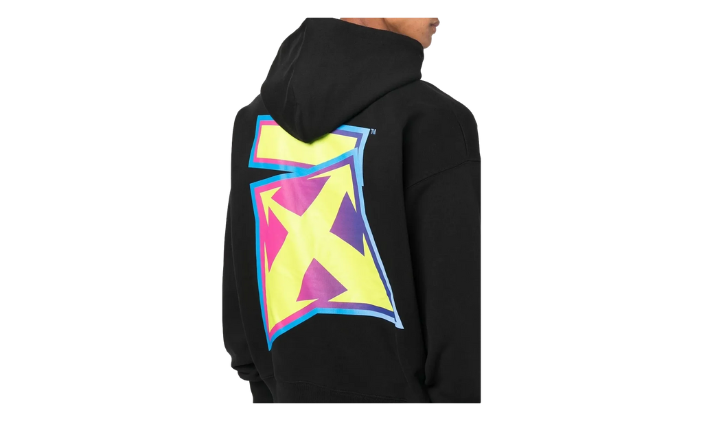 Degrade Thunder Skate Arrows Oversized Hoodie "Black / Multi" OMBB085F22FLE0041070