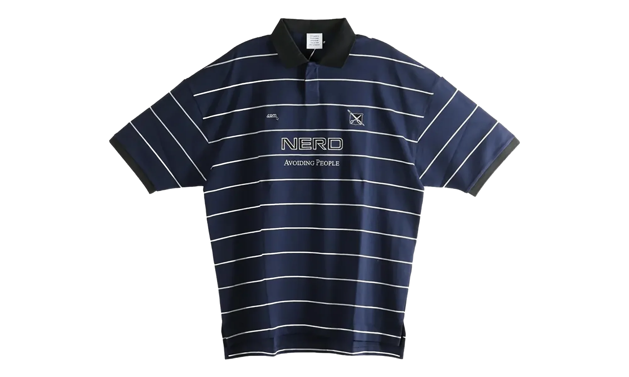 Nerd Polo "Navy/White Stripes" ME76PO205N NAVY