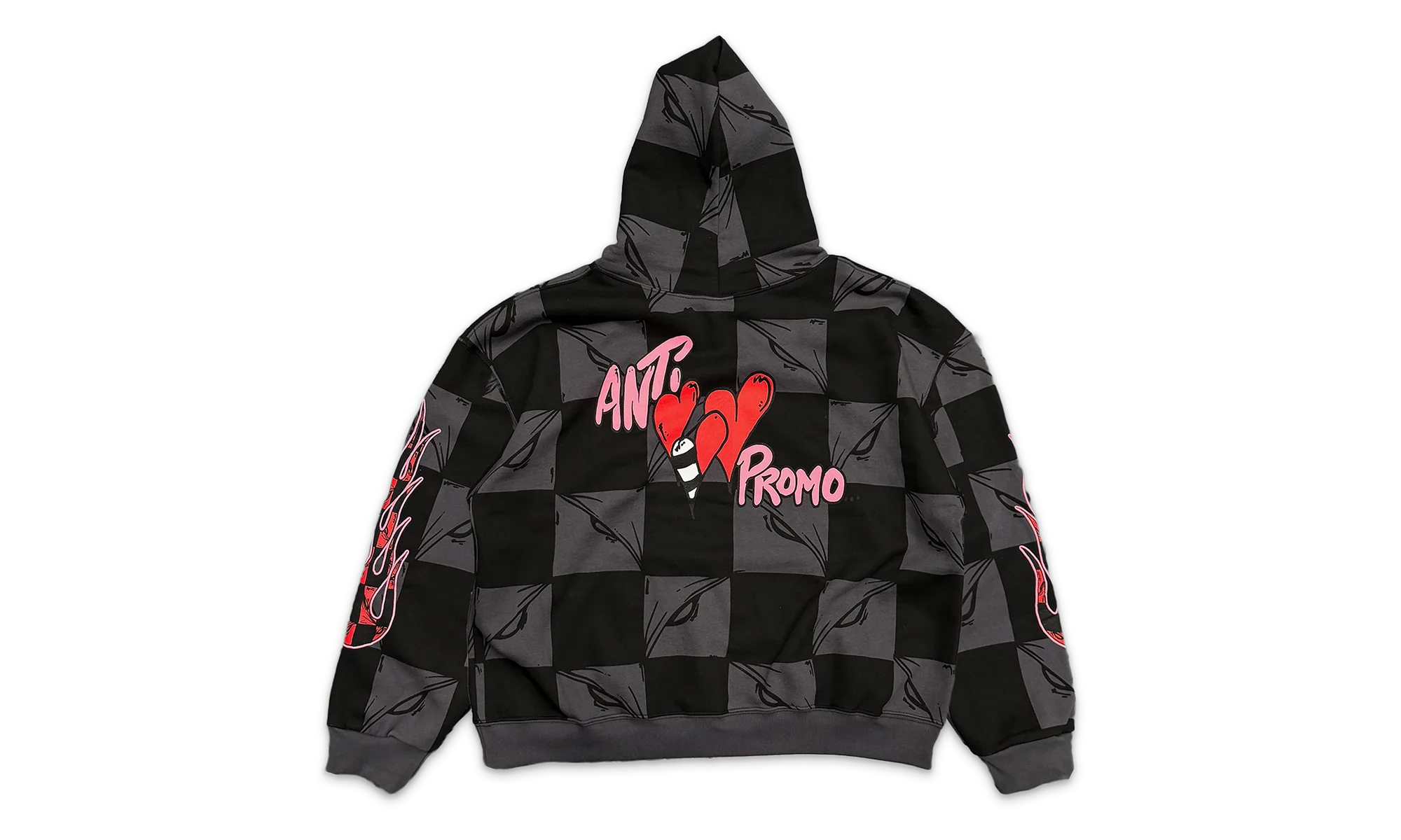 Anti Promo 99 Eyez FLAME Hoodie "Black / Grey" 14290 10004MBAP9E BLAC 442