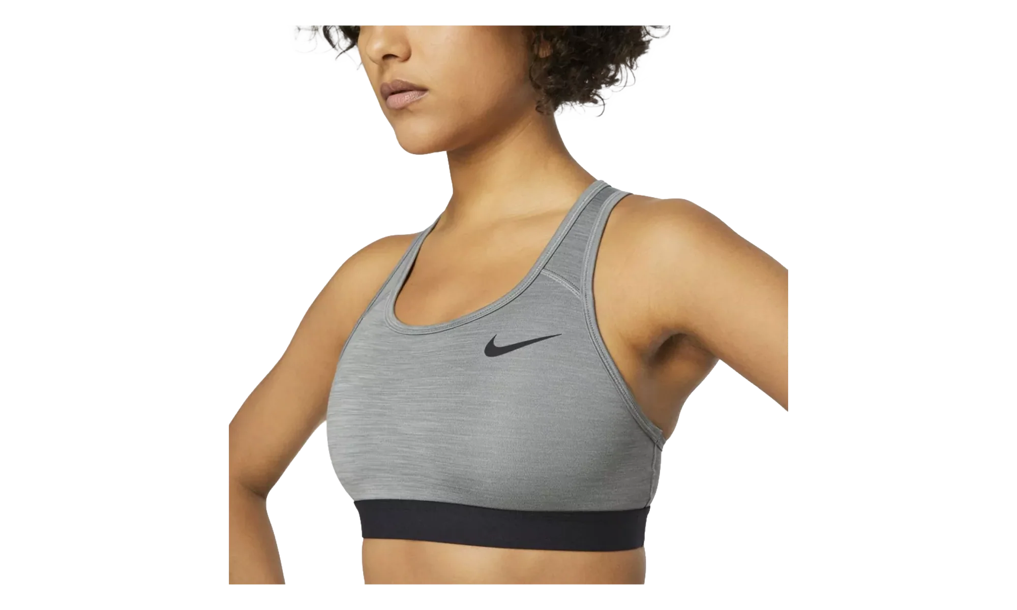 Swoosh Women’s Medium‑Support Sports Bra "Non‑Padded with Band" BV3900 084