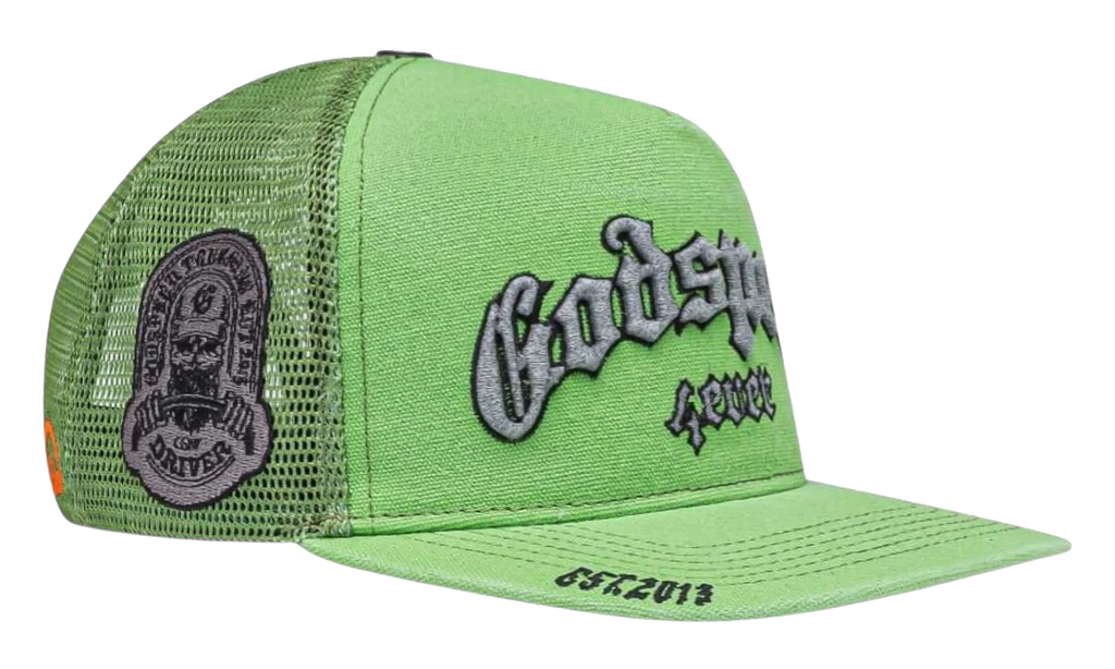 GS Forever Trucker Hat "Lime Washed / Grey" GS131