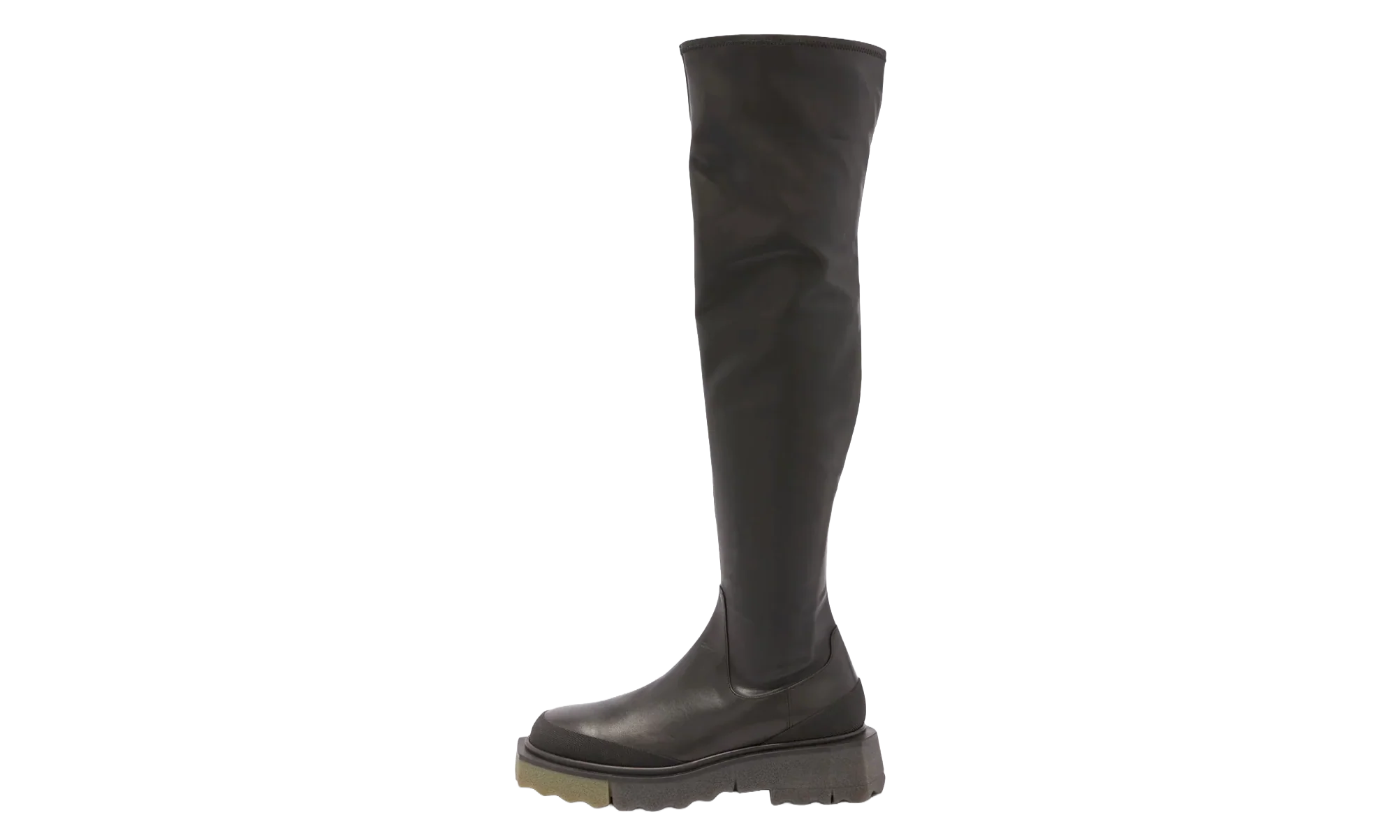 Calf Stretch Sponge Cuissard Boots WMNS "Black" OWIE024F22FAB0011056