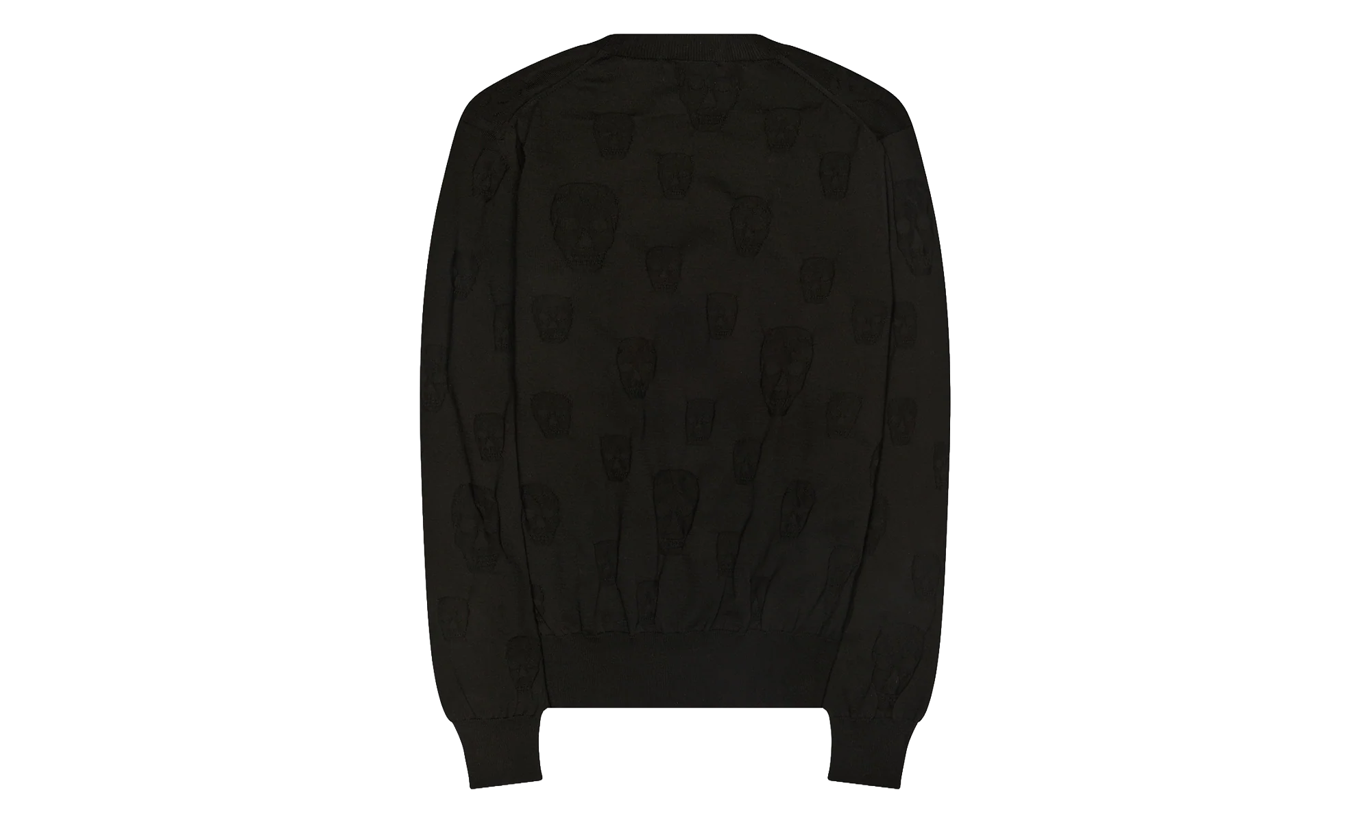 All Over Skulls Crewneck Sweater "Black" AM002