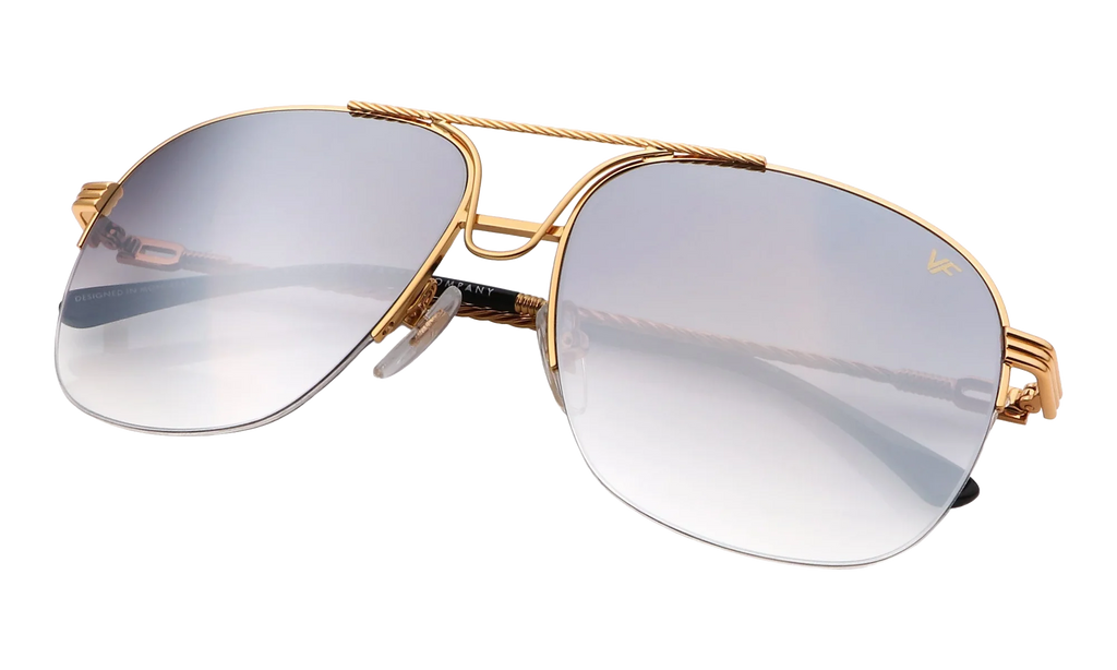 Collins Half Rim 24KT "Yellow Gold / Charcoal Black Flash Pink" MPCL2 0003 54T6