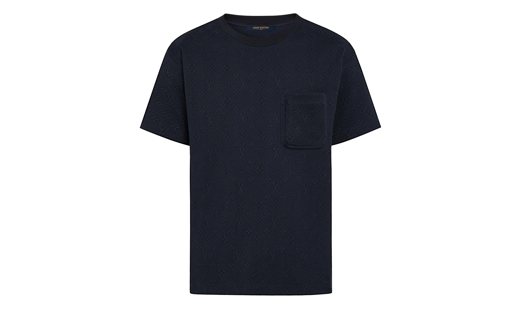 Signature 3D Pocket Monogram Short Sleeve Tee "Navy" 1A7XRT