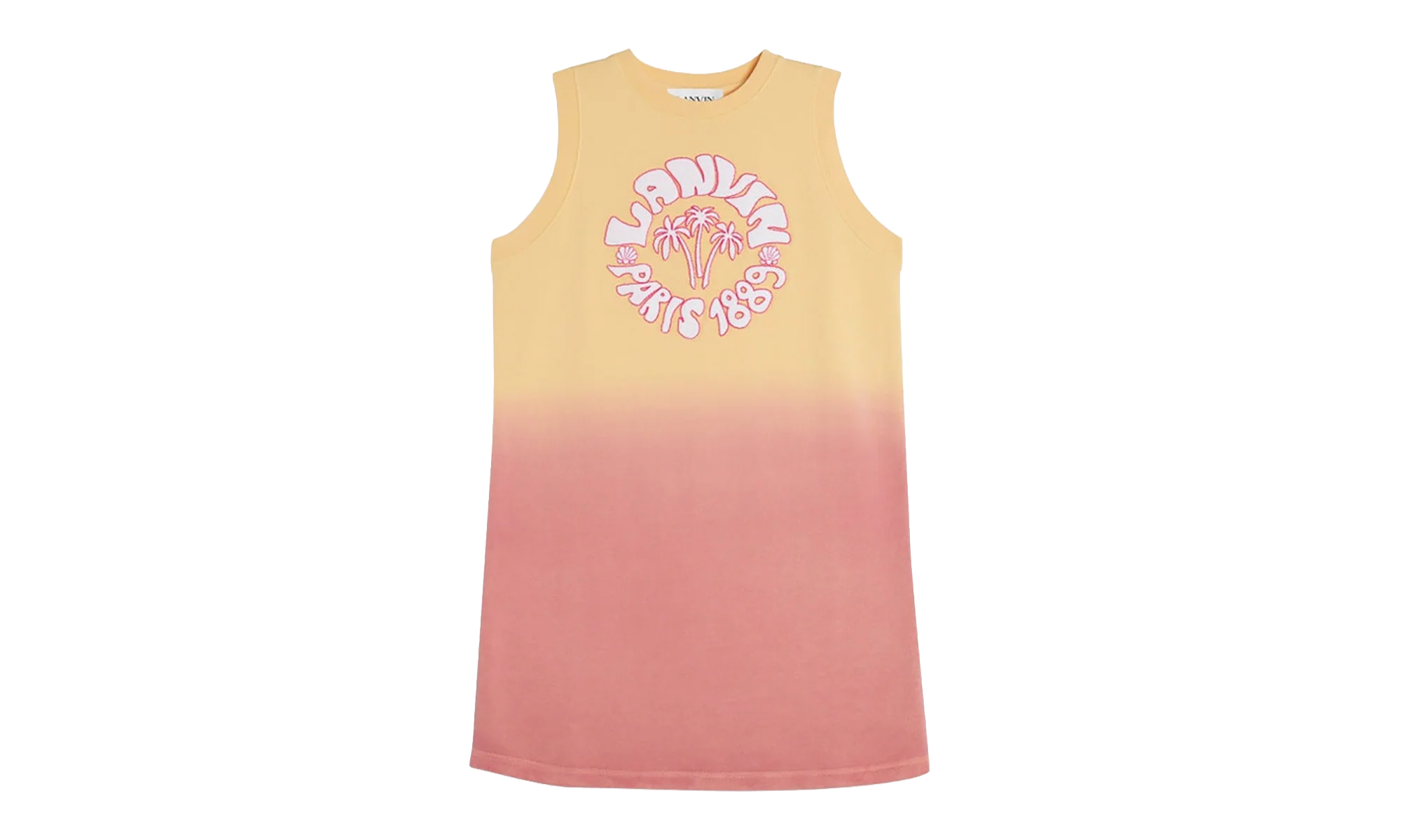 SLEEVELESS SHIFT DRESS "YELLOW/PINK" RW DR0063 J014 A22 803