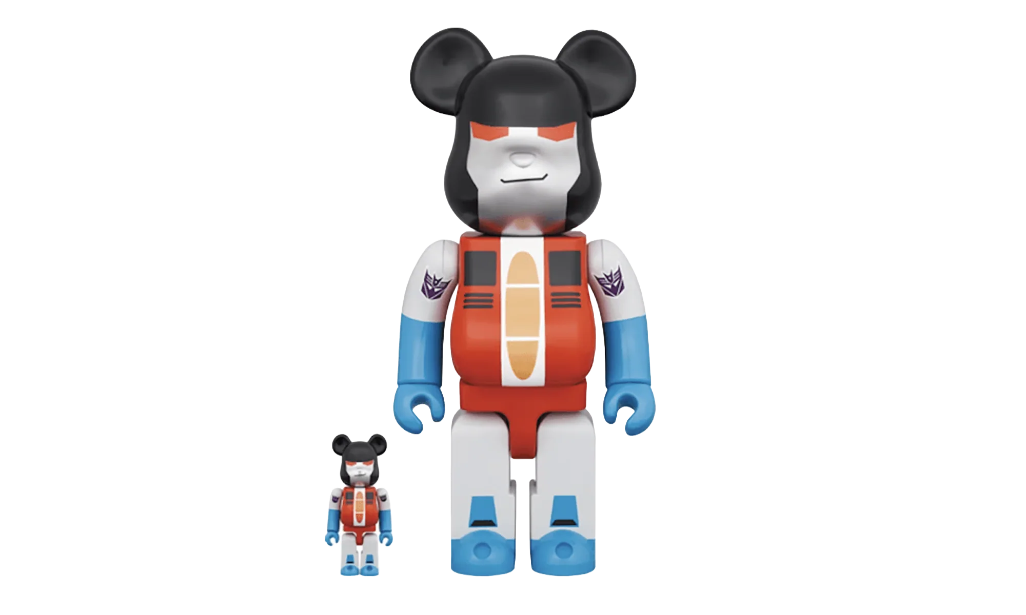 Bearbrick Transformers Starscream "100% & 400% Set" MEDI3066