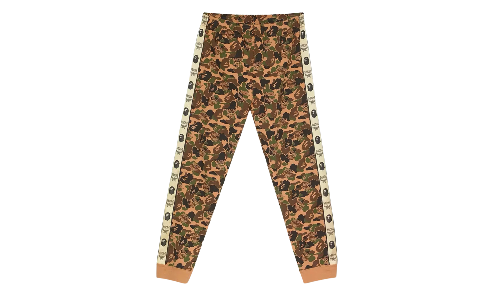 BAPE x MCM Camo Slim Sweatpants "Brown" BXMCSB