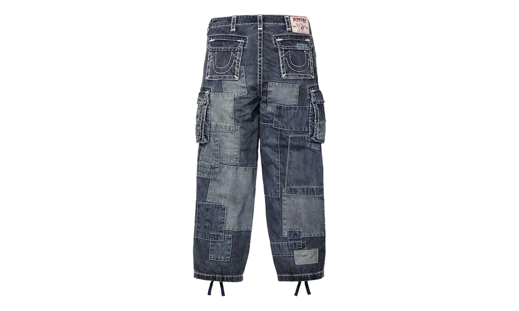 True Religion Patchwork Cargo Pant "FW25 - Dirty Indigo" SU27243