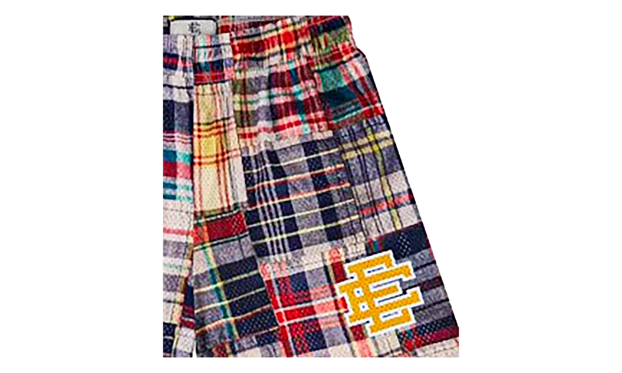 EE Basic Shorts "Madras Plaid / Yellow" EE235
