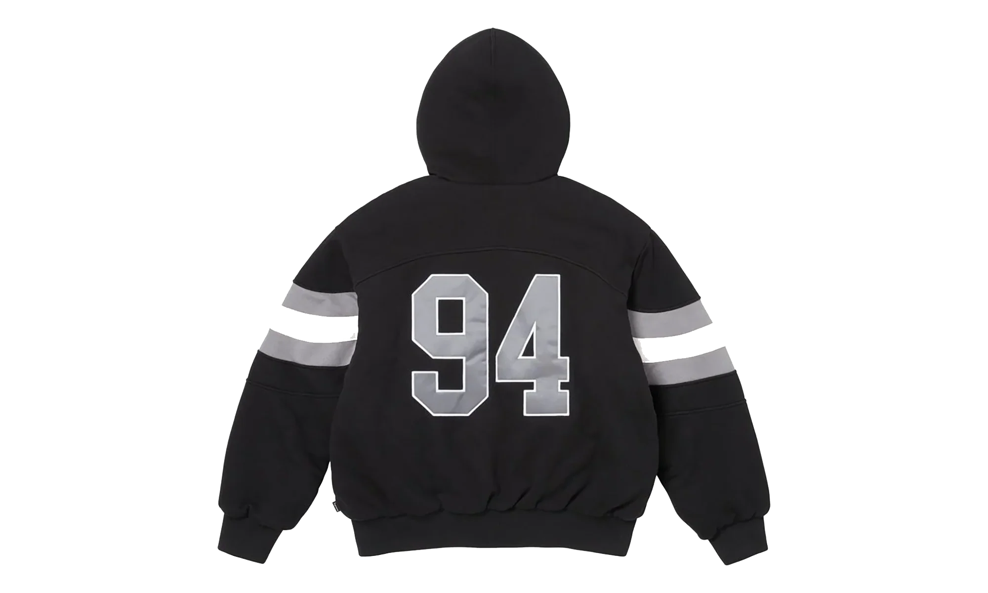 Filled Zip Up Hoodie "SS26 - Black" SU27292