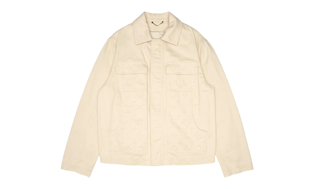 Workwear Denim Jacket "Beige" 1AATH3