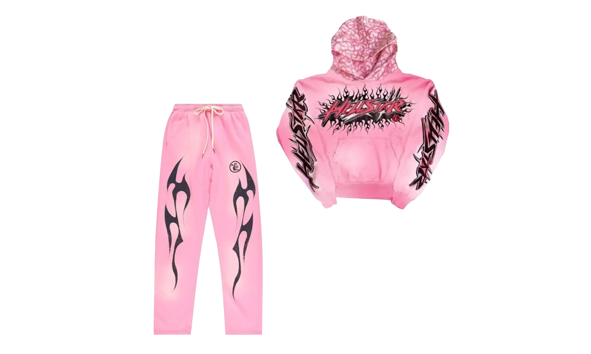 Brainwashed Without Brain Hoodie and Sweatpants (Full Set) "Pink" HSR132