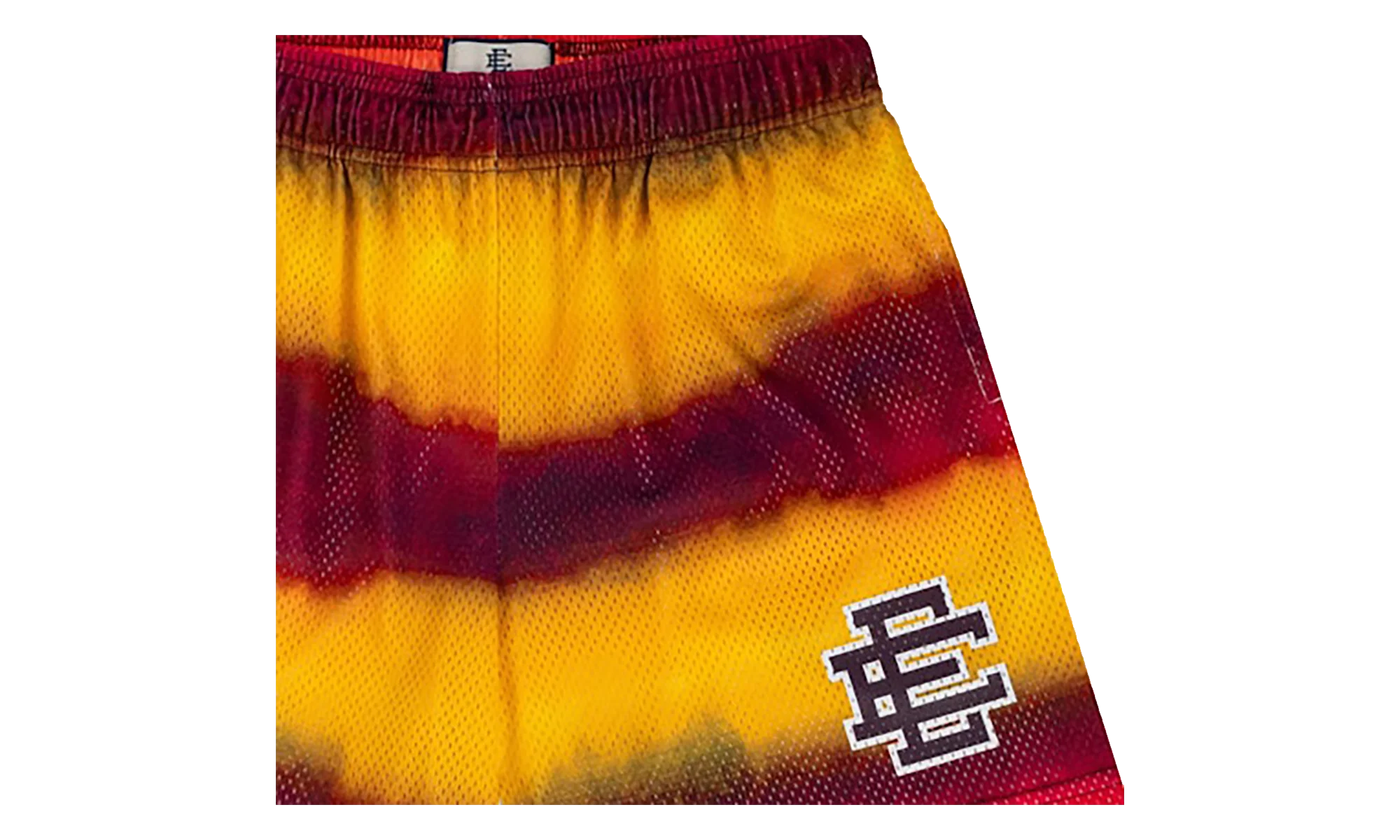 EE BASIC SHORT "SS24 - Yellow/Red Stripe" EE550