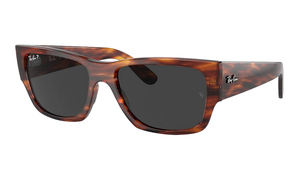 Carlos Polarized Sunglasses "Striped Havana" RB0947SF-954-48_56