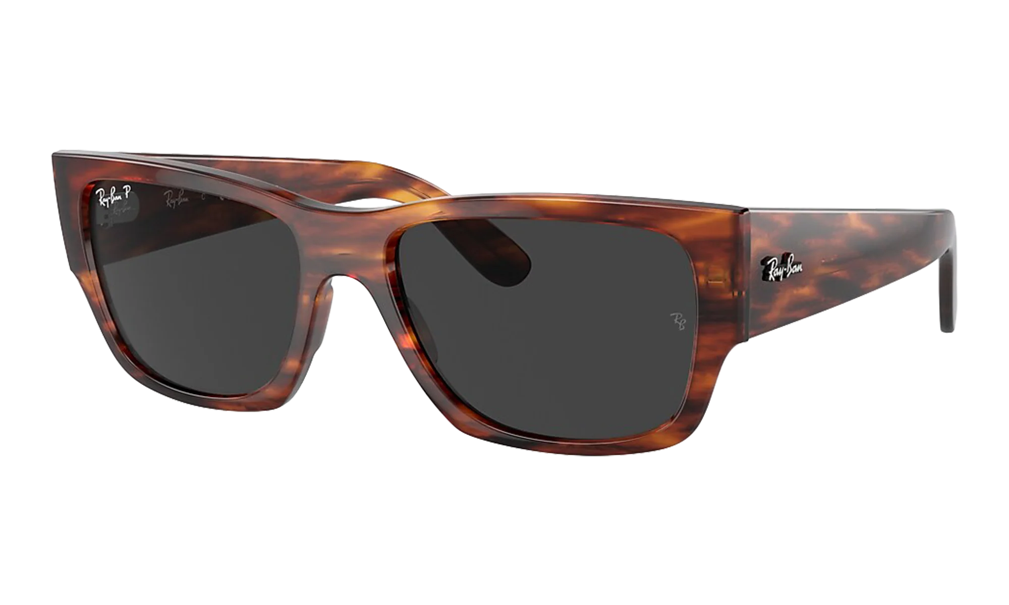 Carlos Polarized Sunglasses "Striped Havana" RB0947SF-954-48_56