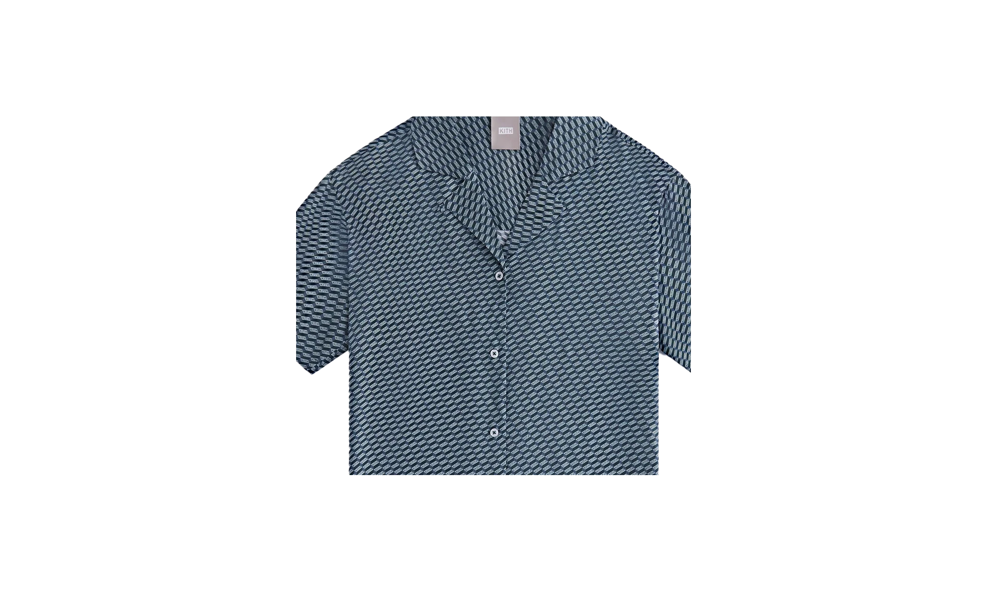 Elena Monogram Silk Camp Shirt WMNS "Navy" khw030292 336