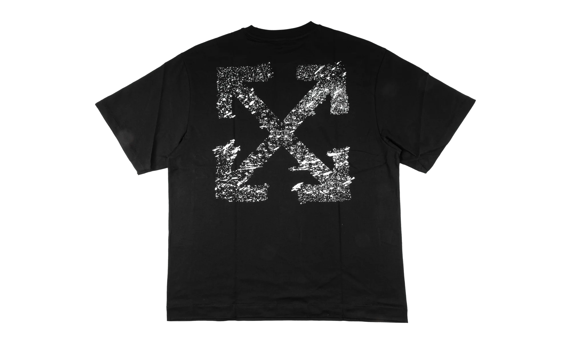 PAINT SPLATTER ARROW DIAG SKATE FIT TEE "Black" 44OWOS26T064 001