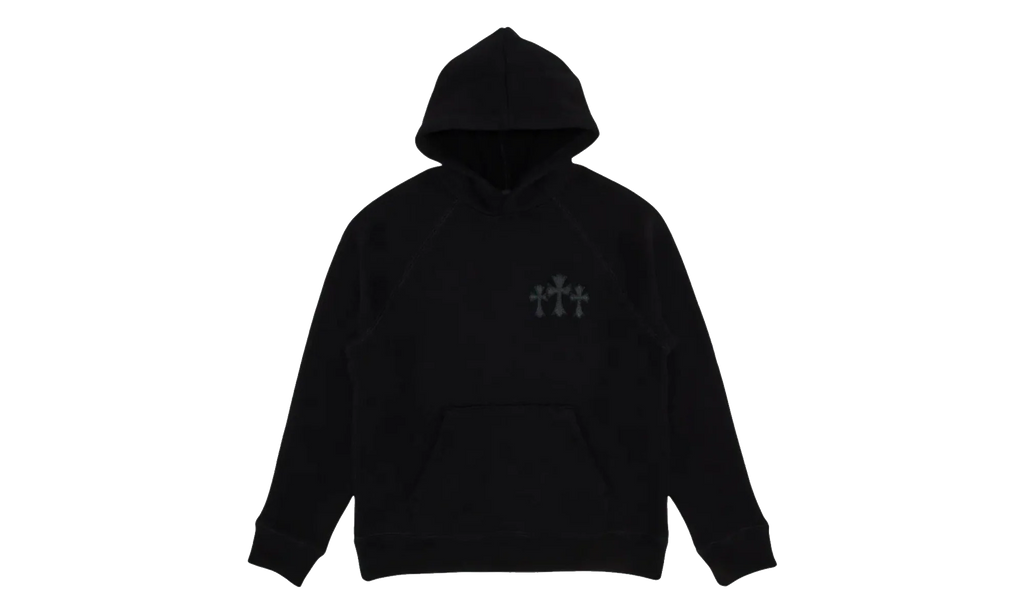 711 Cemetery Cross Nylon CH Hoodie "Black" CHRM1064