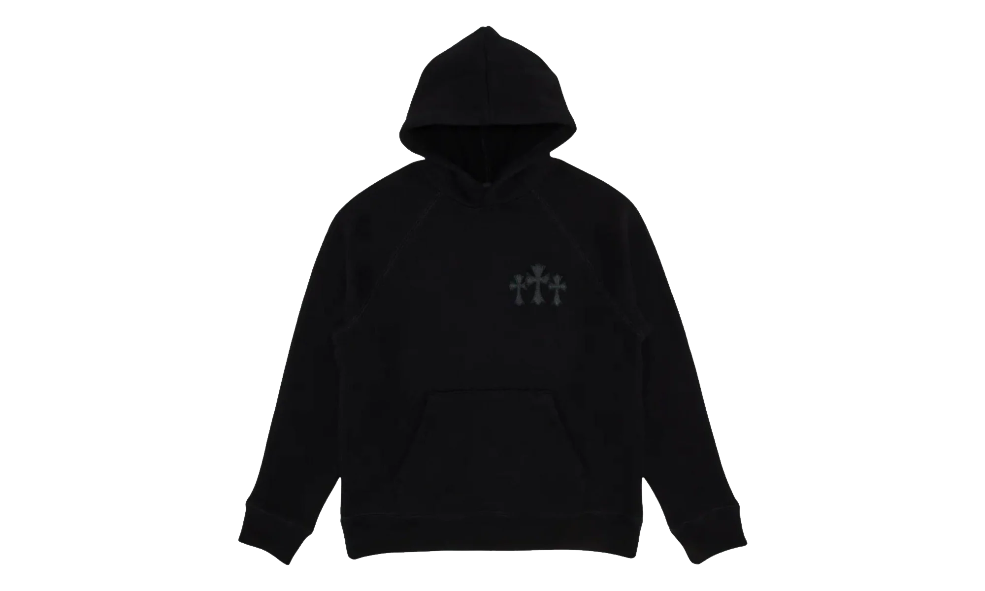 711 Cemetery Cross Nylon CH Hoodie "Black" CHRM1064