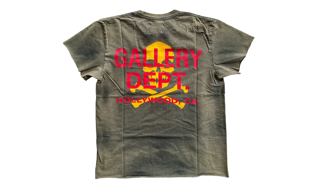 Distressed Bones T-Shirt "Faded Black" CR0P4J2N
