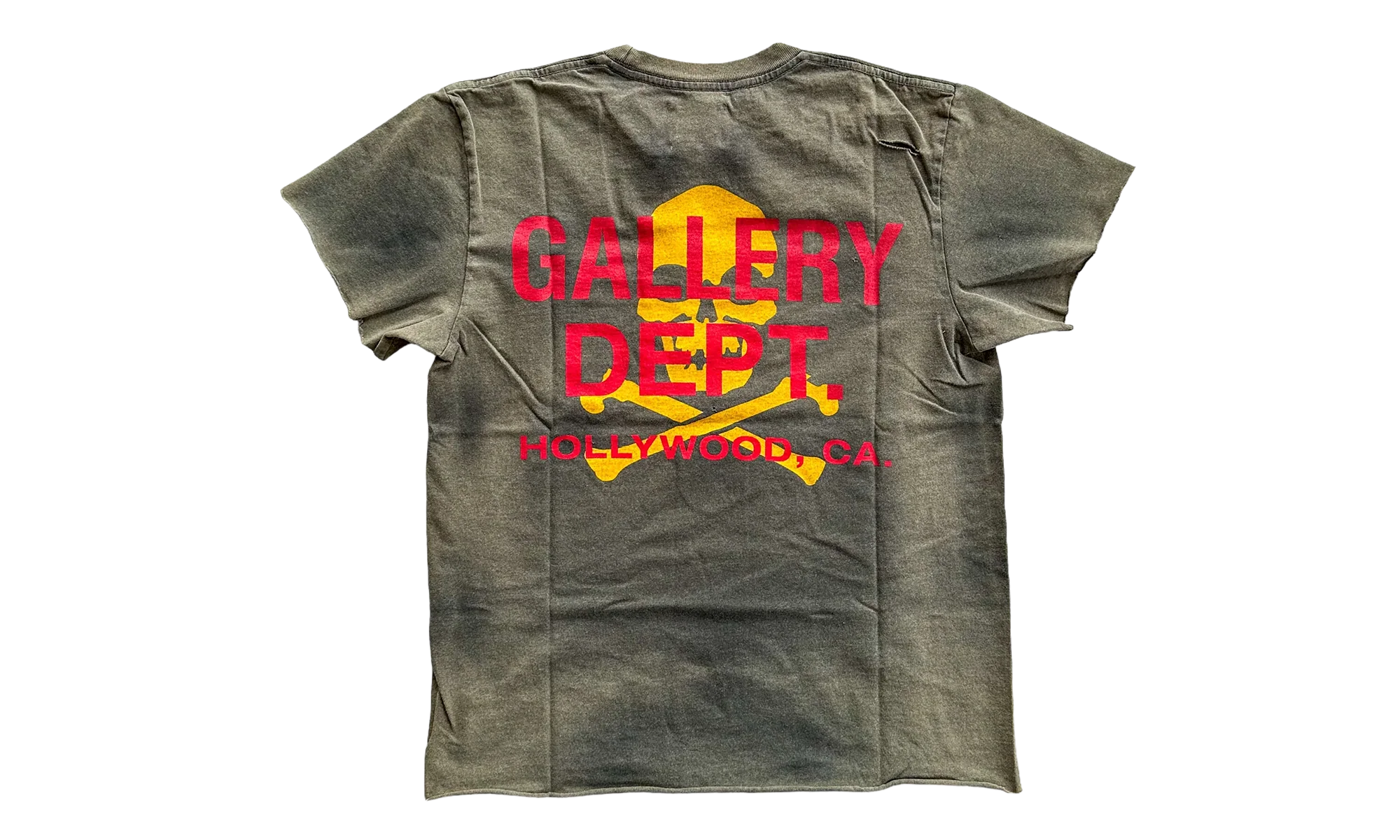Distressed Bones T-Shirt "Faded Black" CR0P4J2N