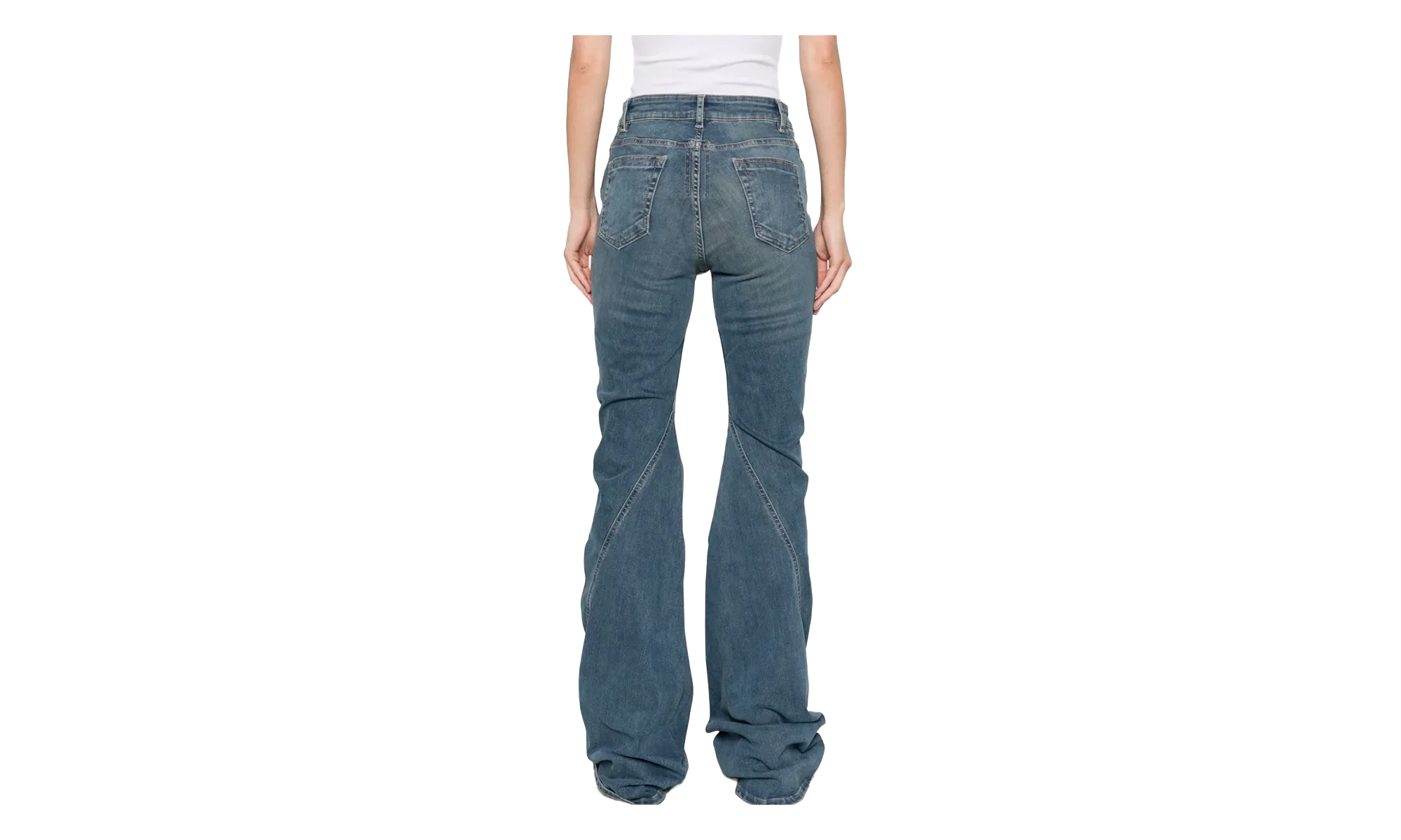 Denim Bias Bootcut Jeans WMNS "Washed Indigo" DS01E3302 SDWB 06