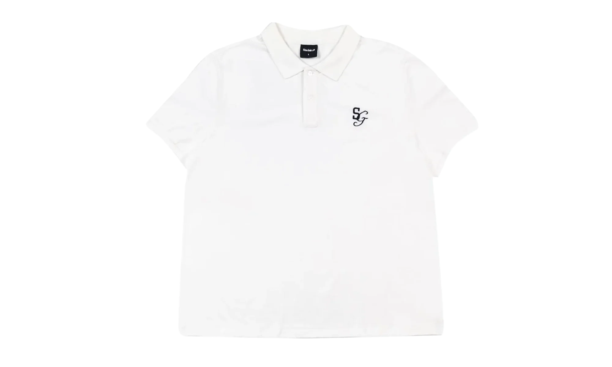 Frankie Polo Short Sleeve T-Shirt "White" SMT09 1WHT