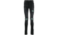 MX1 Green Ultra Suede Repair Jeans "Aged Black" SS22MDS007 023