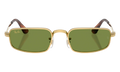 Ray-Ban Bold Metals "A$AP Rocky - Polished Arista Gold with Green Lens" RB3927 001 31