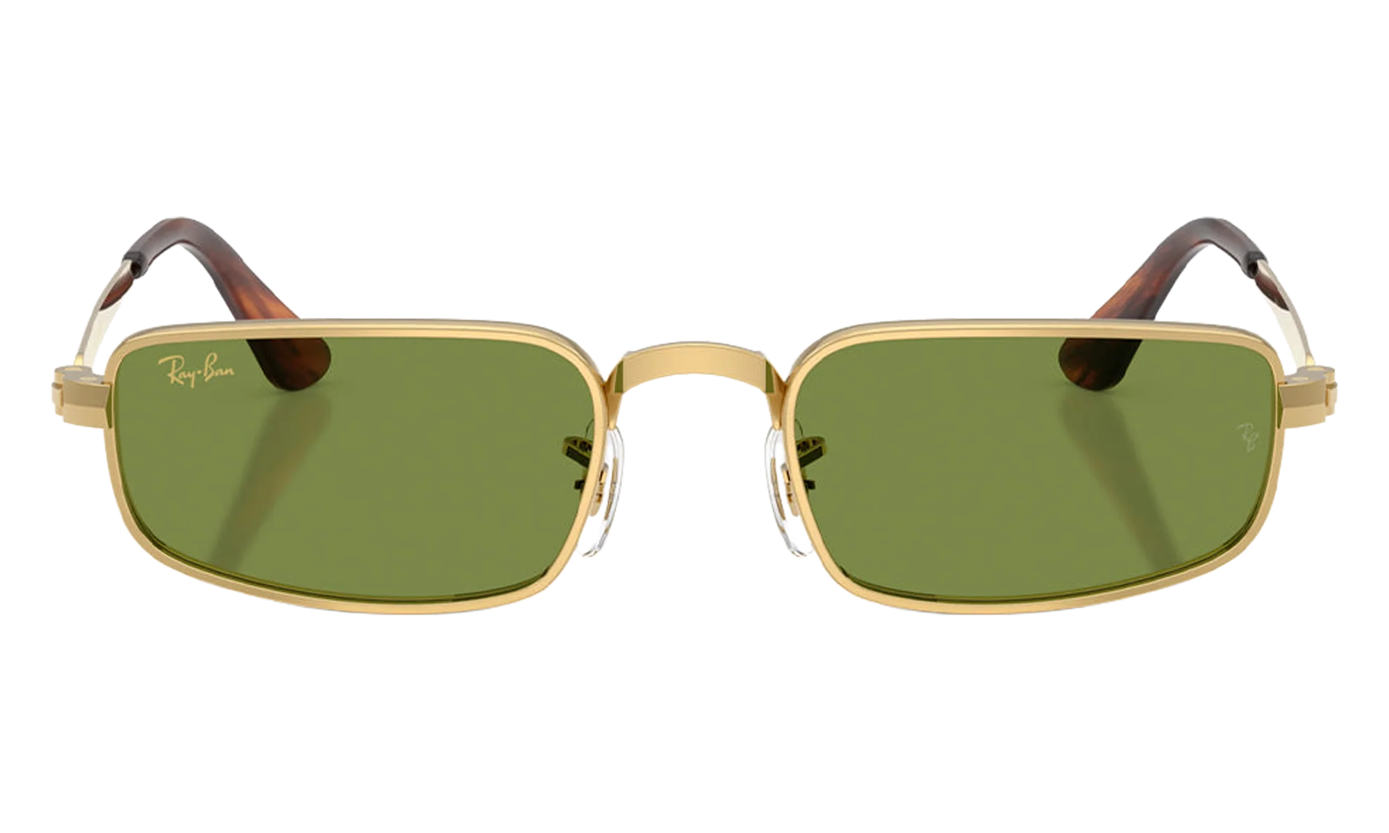 Ray-Ban Bold Metals "A$AP Rocky - Polished Arista Gold with Green Lens" RB3927 001 31