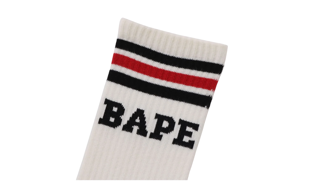 Stripe Socks "Black / Red" 1K80 184 003 BLACK RED
