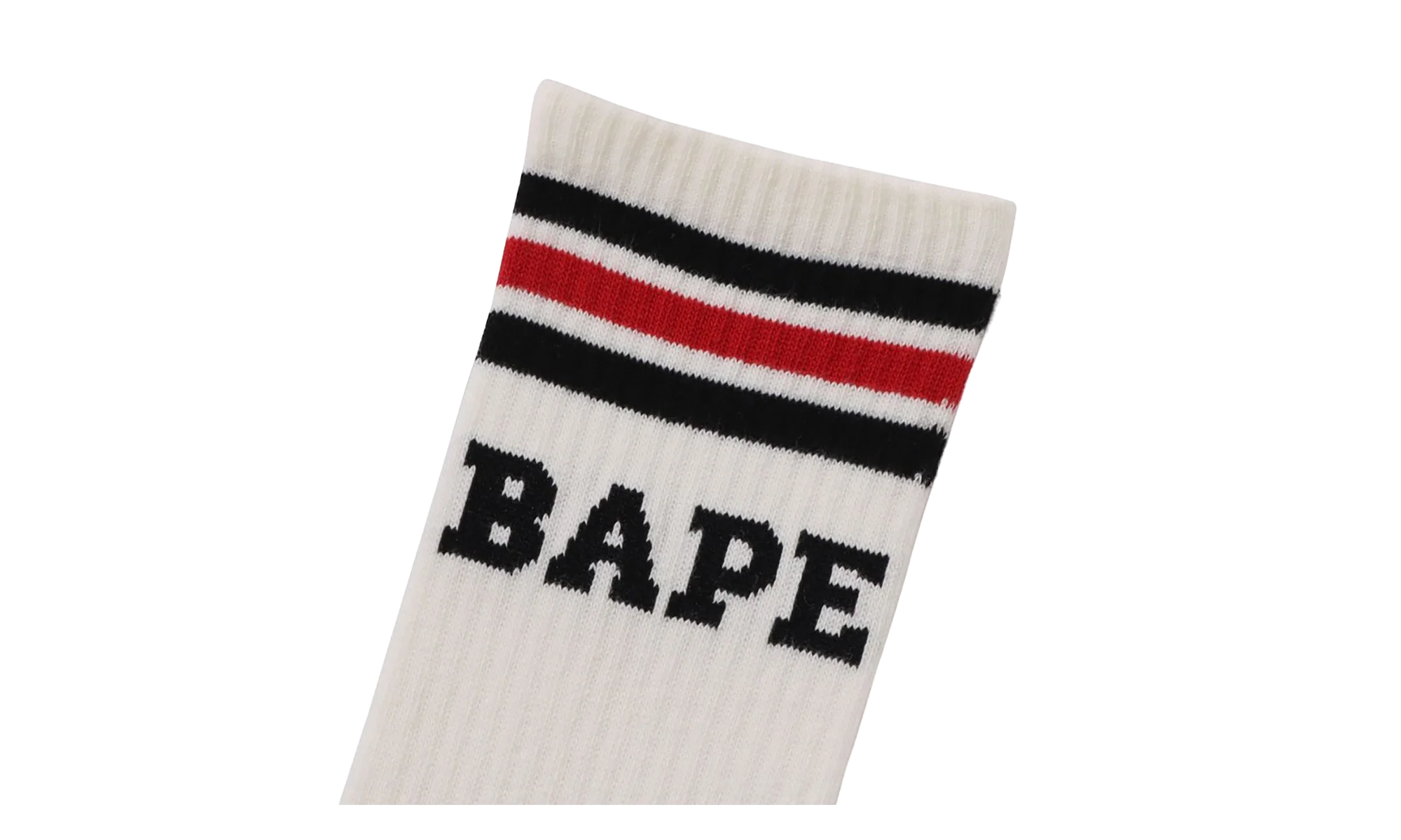 Stripe Socks "Black / Red" 1K80 184 003 BLACK RED