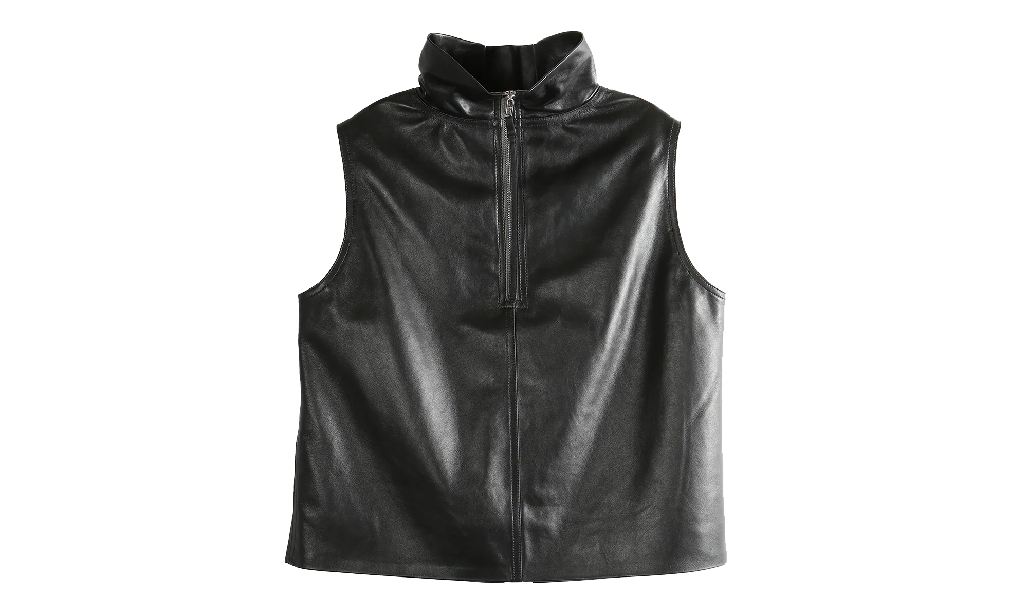 Short Sleeve Tabard in Pelle Top WMNS "Black" RP01F6116 LBY 09