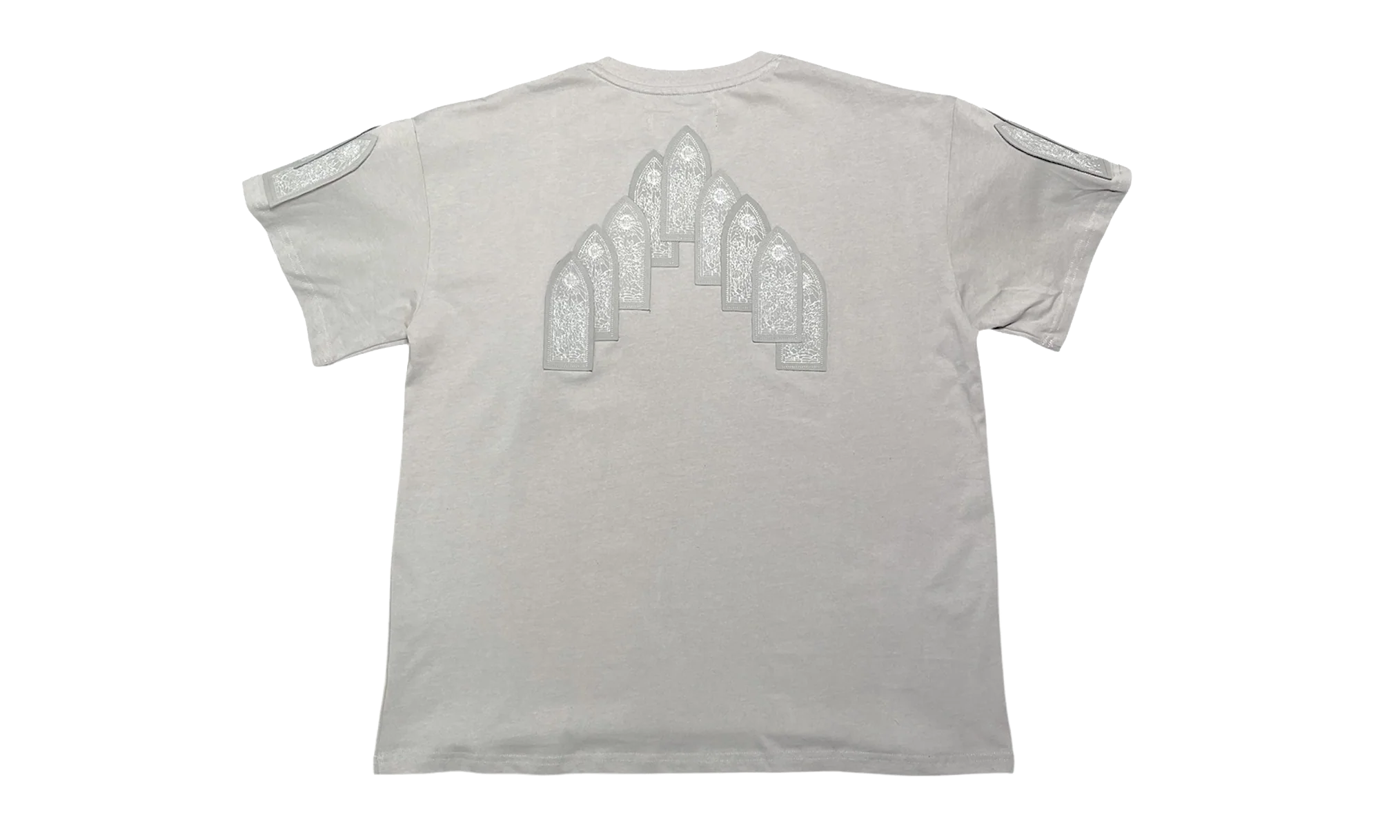 Window Leather Patch Short Sleeve Tee "Vintage Grey" WDWBMBLWSSTSVG