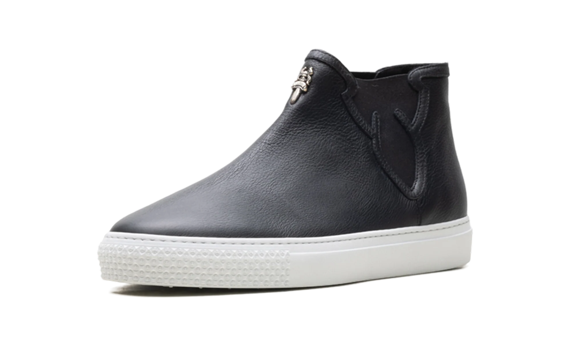 Leather High Top Trainers "Black" CHRM1173