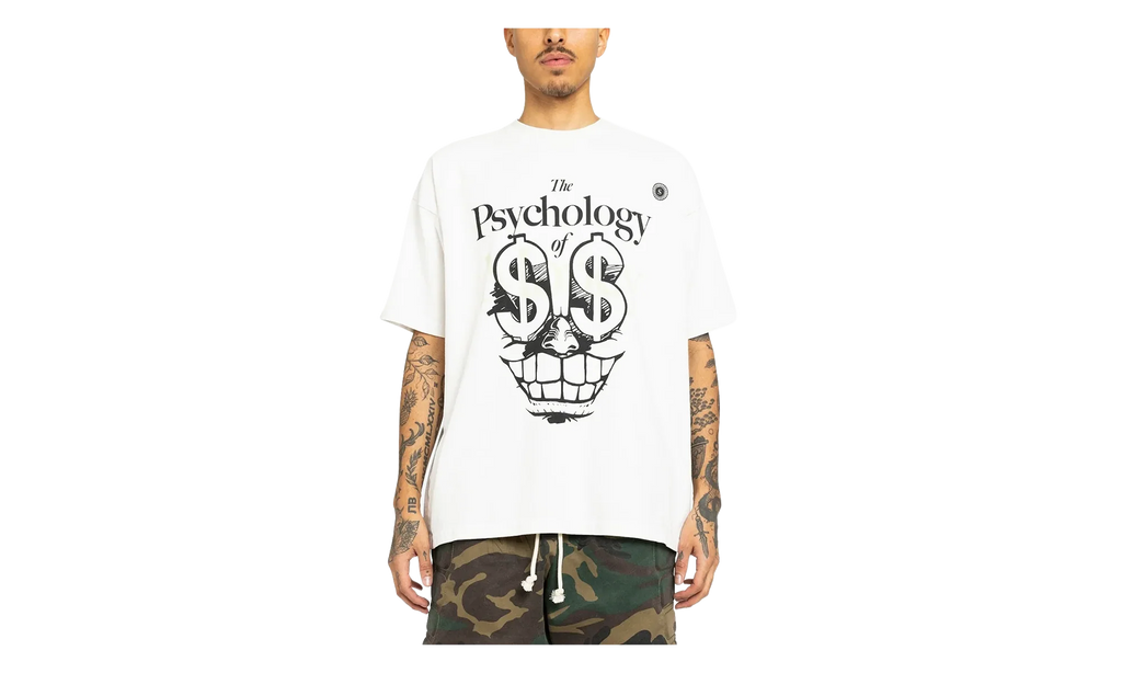 Satoshi Psychology Tee "White" SS24TE014