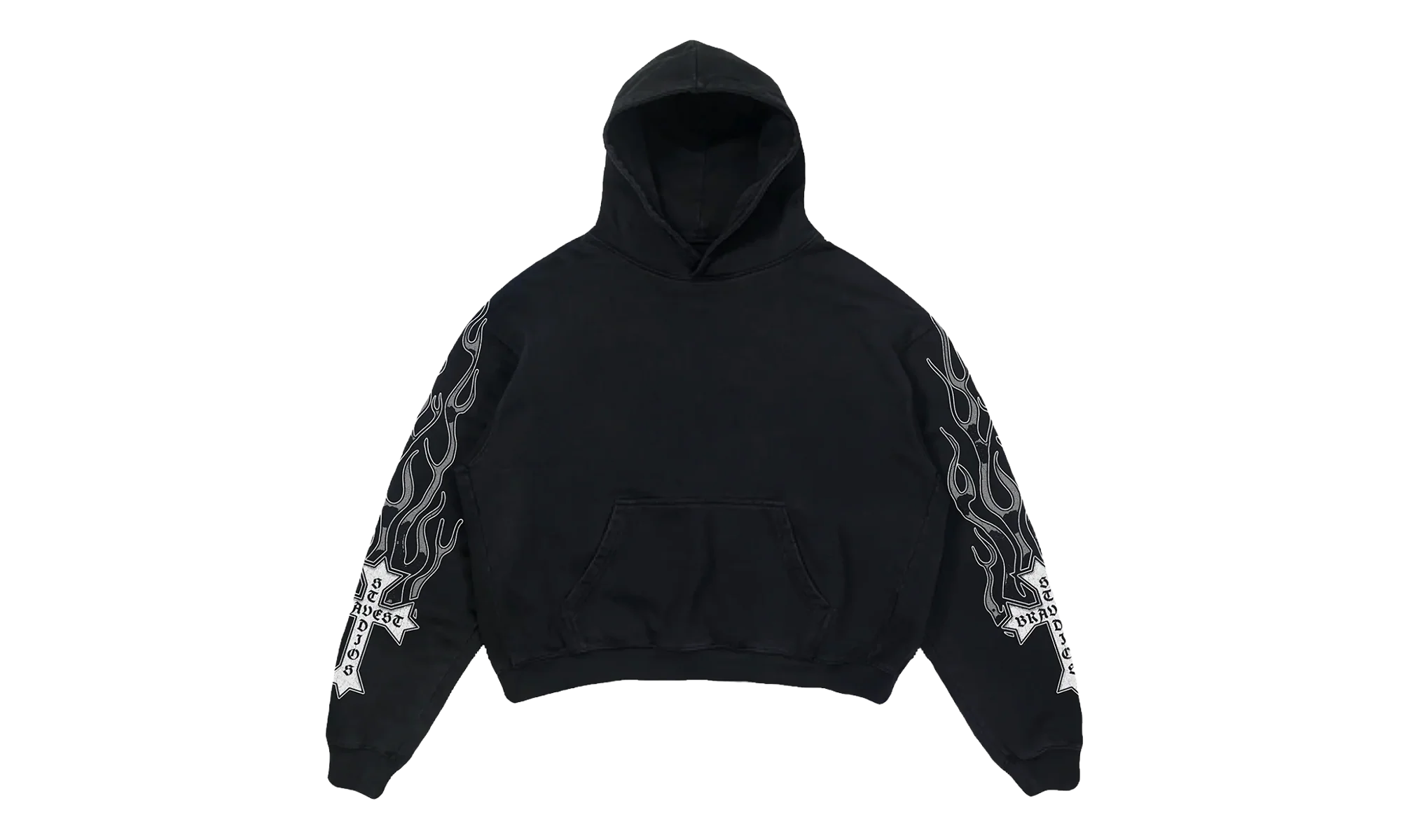 Flames Sweatsuit "Grey" BS111