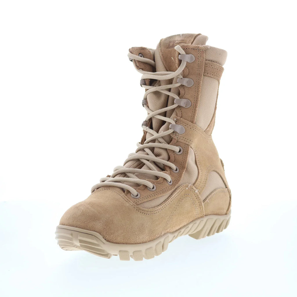Belleville Waterproof Assault Flight Tan Made In USA Mens Brown Wide Boots